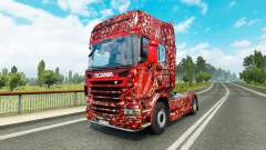 La piel de Coca-Cola Burbujas en el tractor Scania para Euro Truck Simulator 2