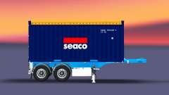 Semi-remolque con 20 libras de contenedor para Euro Truck Simulator 2