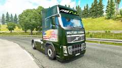 De Carga militar de la piel para camiones Volvo para Euro Truck Simulator 2