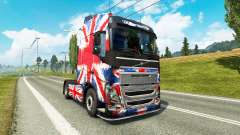 La Inglaterra de la Copa 2014 de la piel para camiones Volvo para Euro Truck Simulator 2