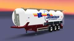 The semitrailer tanque de Steinkuhler para Euro Truck Simulator 2