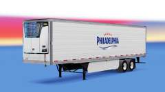 La piel de Filadelfia en el remolque para American Truck Simulator