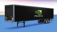 La piel Nvidia GeForce en el remolque para American Truck Simulator