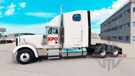 La piel XPO de la Logística en el camión Freightliner Classic para American Truck Simulator
