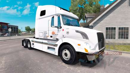 Daybreak Express de la piel para camiones Volvo VNL 670 para American Truck Simulator
