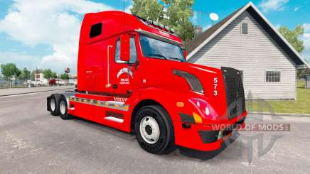 La piel jonrón para el camión de Volvo VNL 670 para American Truck Simulator