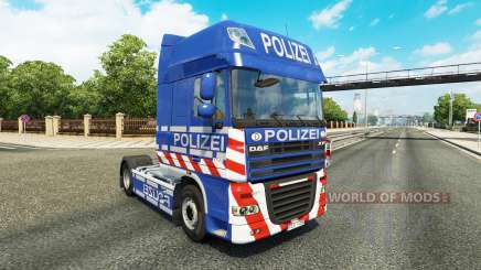 La policía de la piel para DAF camión para Euro Truck Simulator 2