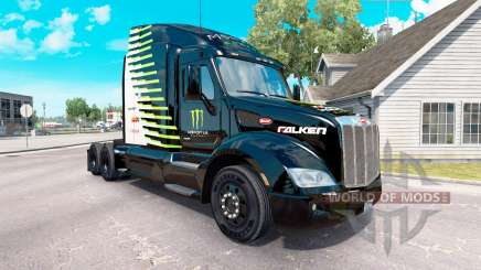 El Monstruo de la Energía Falken piel para el camión Peterbilt para American Truck Simulator