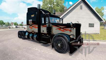 La piel de Larga Distancia para el camión Peterbilt 389 para American Truck Simulator