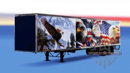 Todo el metal-semirremolque Águila para American Truck Simulator