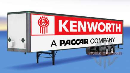 De metal semi tráiler Kenworth para American Truck Simulator