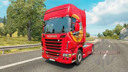 Mezzo Mezcla de la piel para Scania camión para Euro Truck Simulator 2