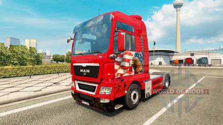 La piel Adler tractor HOMBRE para Euro Truck Simulator 2