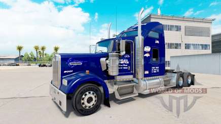 La piel Tío D de la Logística en el camión Kenworth W900 para American Truck Simulator