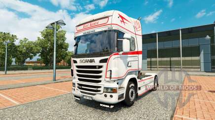 La piel de Bart Kroeze en tractor Scania para Euro Truck Simulator 2