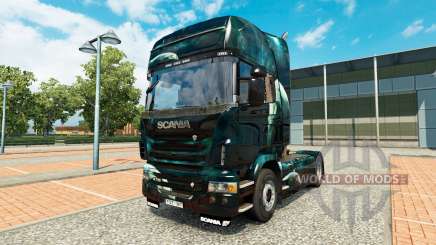 El espacio de la Escena de la piel para Scania camión para Euro Truck Simulator 2