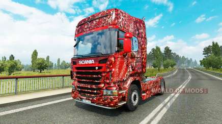 La piel de Coca-Cola Burbujas en el tractor Scania para Euro Truck Simulator 2