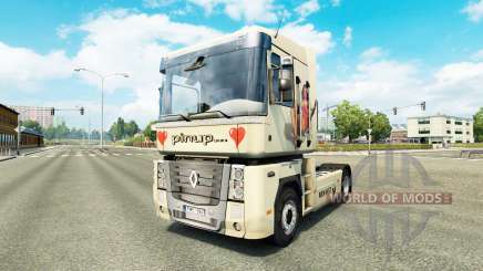 Pinup de la piel para Renault camión para Euro Truck Simulator 2