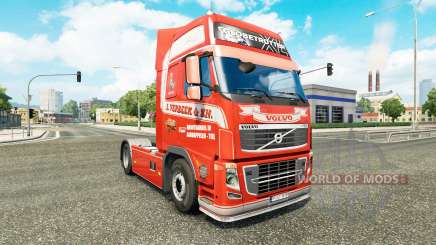 S. Verbeek de la piel para camiones Volvo para Euro Truck Simulator 2