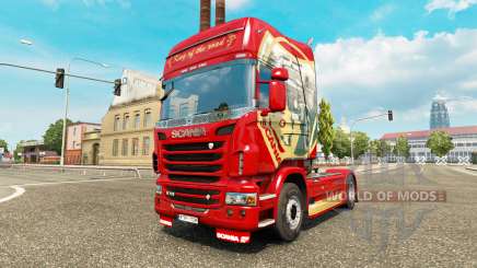 La piel del Rey de la Carretera en el tractor Scania para Euro Truck Simulator 2