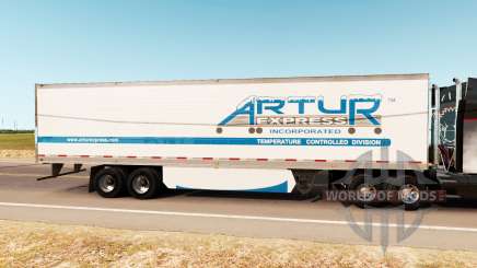 La piel Artur Express en el trailer para American Truck Simulator