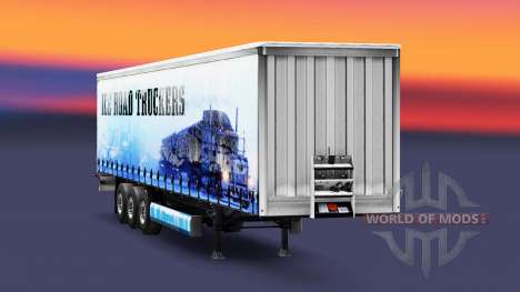 La piel Camioneros del Hielo en el remolque para Euro Truck Simulator 2