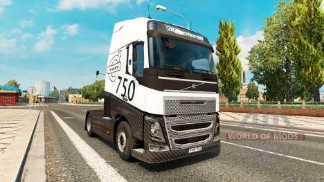 Carbonne, MIDI-pyrénées piel para camiones Volvo para Euro Truck Simulator 2