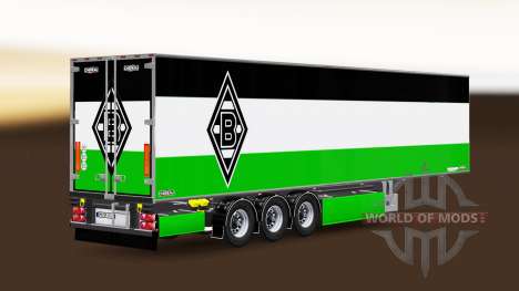 Semirremolque Chereau Borussia Monchengladbach para Euro Truck Simulator 2