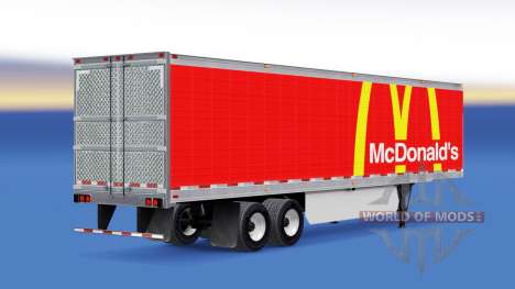 La piel de McDonalds en el trailer para American Truck Simulator