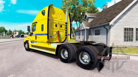 La piel en Penske camión Freightliner Cascadia para American Truck Simulator