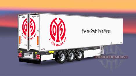 Semi-Remolque Chereau 1. FSV Mainz 05 para Euro Truck Simulator 2