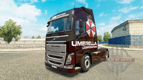 Paraguas de la Corporación de la piel para camio para Euro Truck Simulator 2