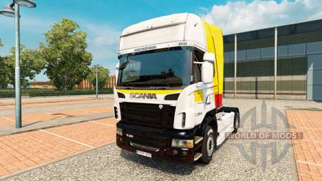 La piel de Itapemirim en el tractor Scania para Euro Truck Simulator 2
