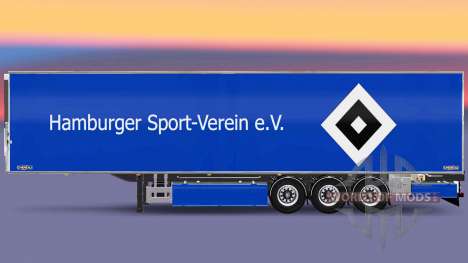 Semirremolque Chereau Hamburger SV para Euro Truck Simulator 2