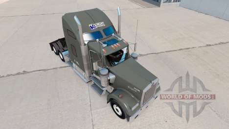 La piel de Caballero camión Refrigerado Kenworth para American Truck Simulator