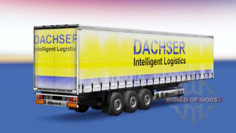 Dachser piel v1.1 en el remolque para Euro Truck Simulator 2