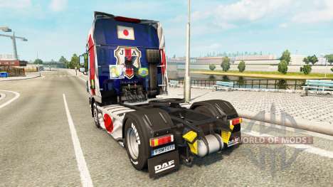 La piel Japao Copa 2014 para DAF camión para Euro Truck Simulator 2