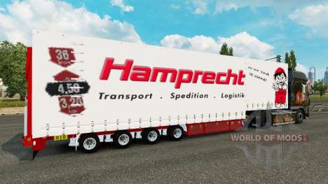 Corona de la cortina semi-remolque Hamprecht para Euro Truck Simulator 2