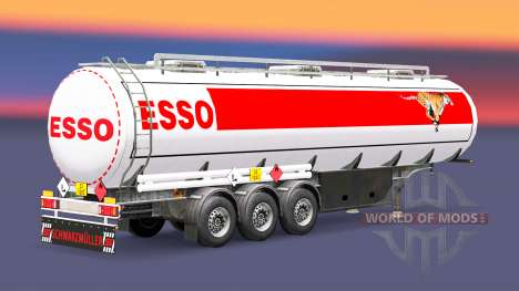 ESSO combustible remolque para Euro Truck Simulator 2
