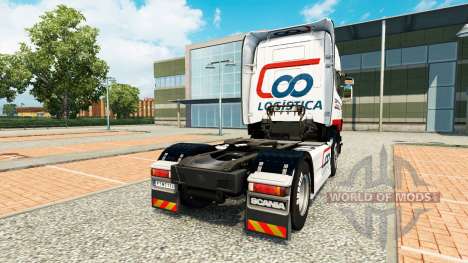 Coopercarga Logistica de la piel para Scania cam para Euro Truck Simulator 2