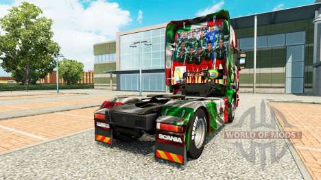El México de Copa 2014 de la piel para Scania ca para Euro Truck Simulator 2