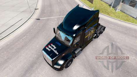 LCPD de la piel para el camión Peterbilt para American Truck Simulator