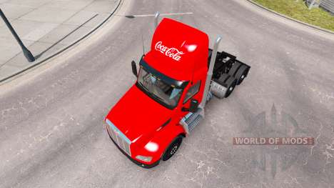 La piel de Coca-Cola de camiones Peterbilt para American Truck Simulator