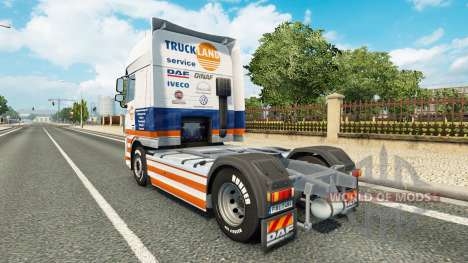 Truckland de la piel para DAF camión para Euro Truck Simulator 2
