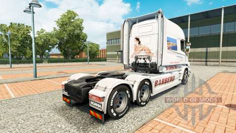 BARBERO de la piel para Scania camión T para Euro Truck Simulator 2