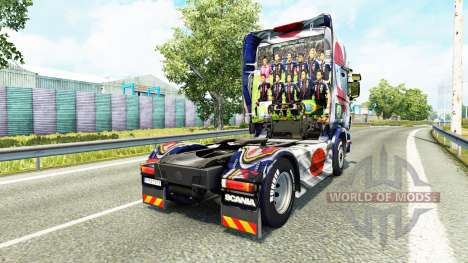 La piel Japao Copa 2014 para Scania camión para Euro Truck Simulator 2
