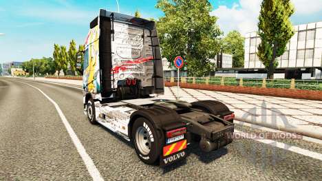 La piel del Euro Logística en Volvo trucks para Euro Truck Simulator 2