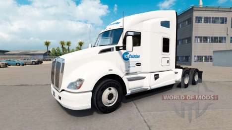 Celadon de Camiones de la piel para Kenworth tra para American Truck Simulator