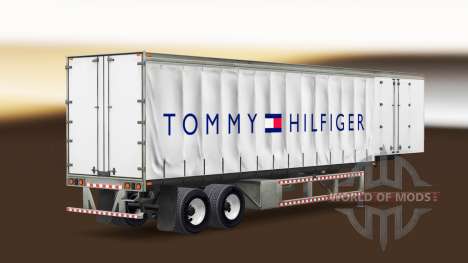 La piel de Tommy Hilfiger en una cortina semi-re para American Truck Simulator