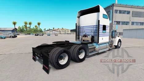 De la piel a Rayas Clásicas en el camión Kenwort para American Truck Simulator